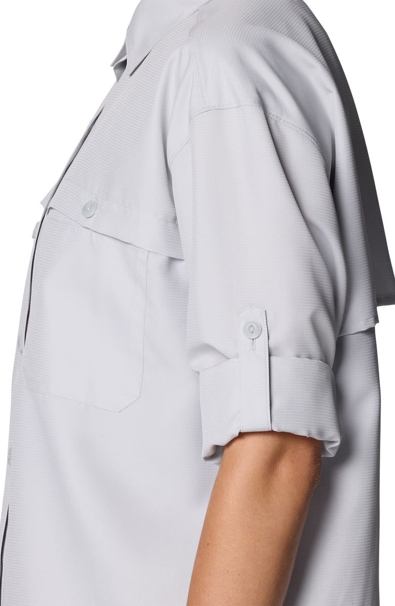 Mountain Hardwear Sun Drift Cooling Long Sleeve UPF 50+ Shirt, Alternate, color, Grey Ice