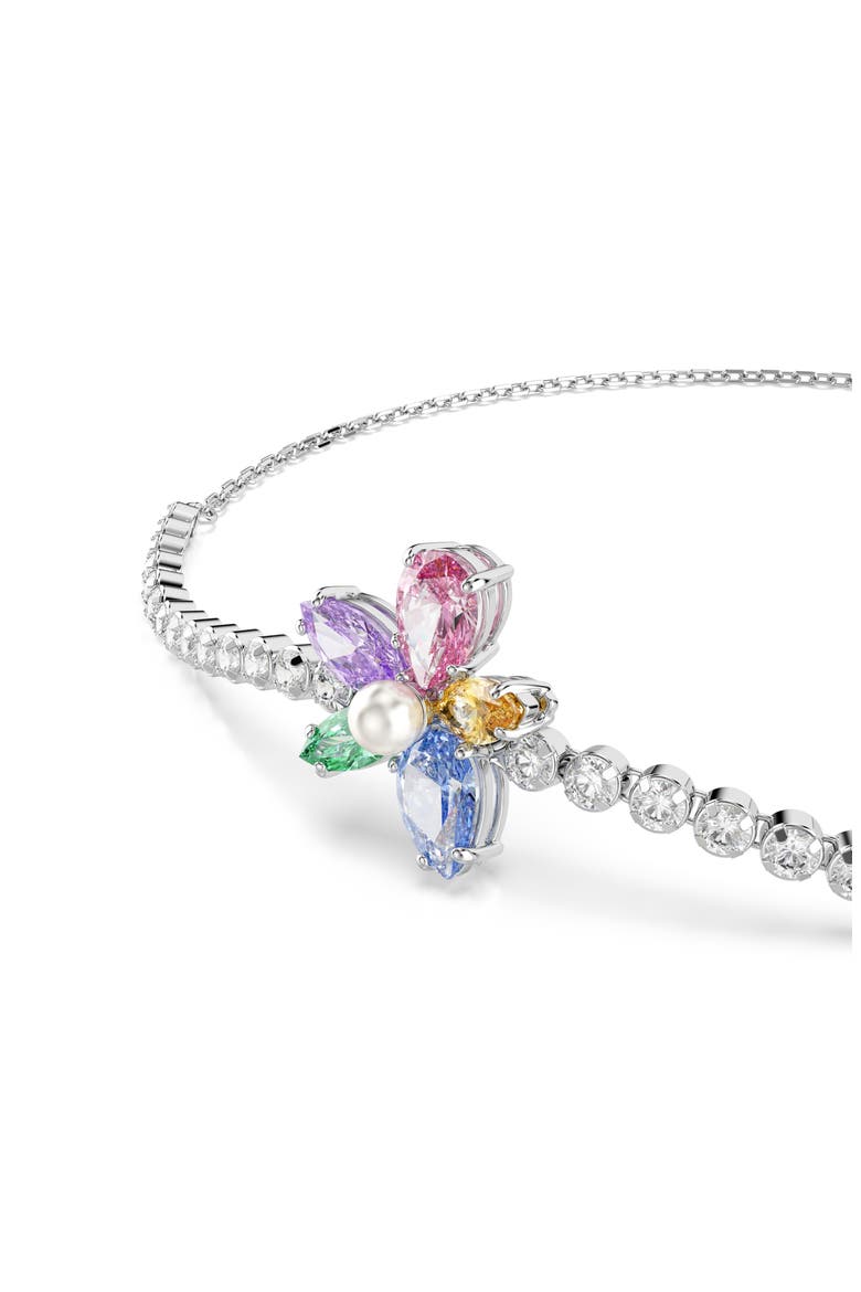 x Ariana Grande Multicolor Crystal Bracelet, Alternate, color, SILVER/ MULTI