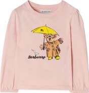 Burberry Rain Bear Cotton Long-sleeve T-shirt