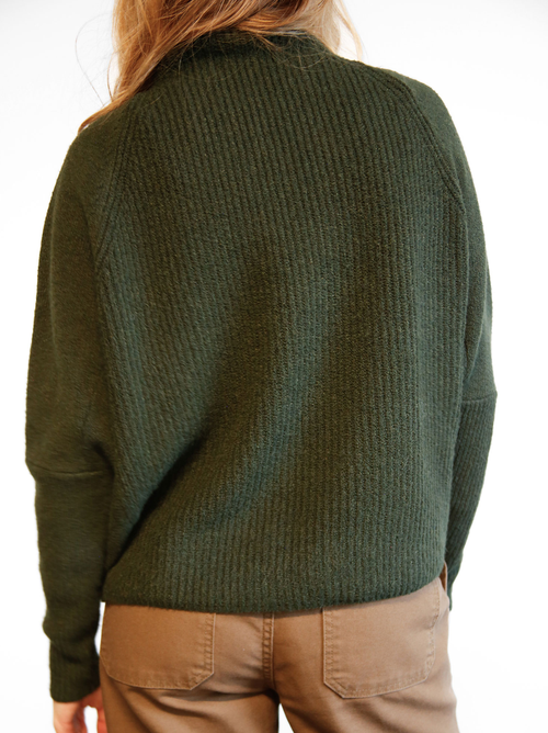 Able Harriet Slouchy Sweater In Alpine Green