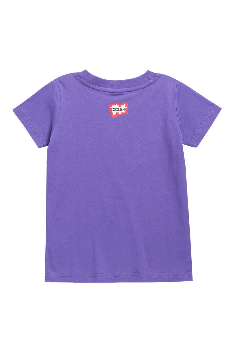 Kids' Pop Embroidered Cotton Graphic T-Shirt, Alternate, color, PRISM VIOLET