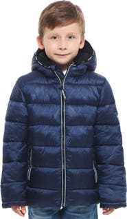 Rokka&Rolla Kids' Heavyweight Fleece Lined Puffer Jacket