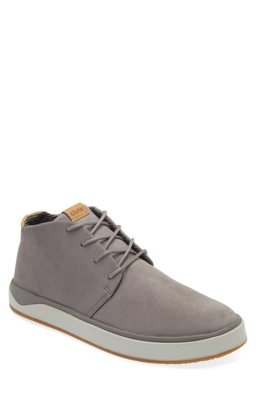 Olukai Papakū 'ili Waterproof Chukka Boot In Gray