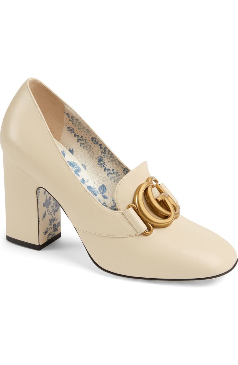 Gucci Victoire Block Heel Pump, Main, color,