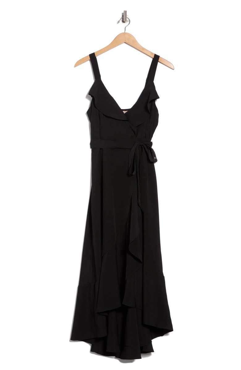 Hutch Eden Wrap Dress, Alternate, color, Black