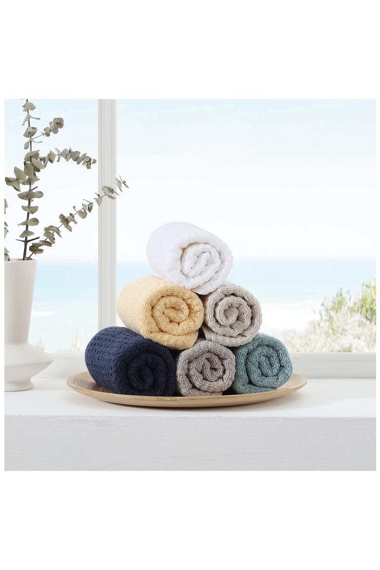 Northern Pacific Set of 2 Hand Towels, Alternate, color, LIGHT PASTEL BLUE