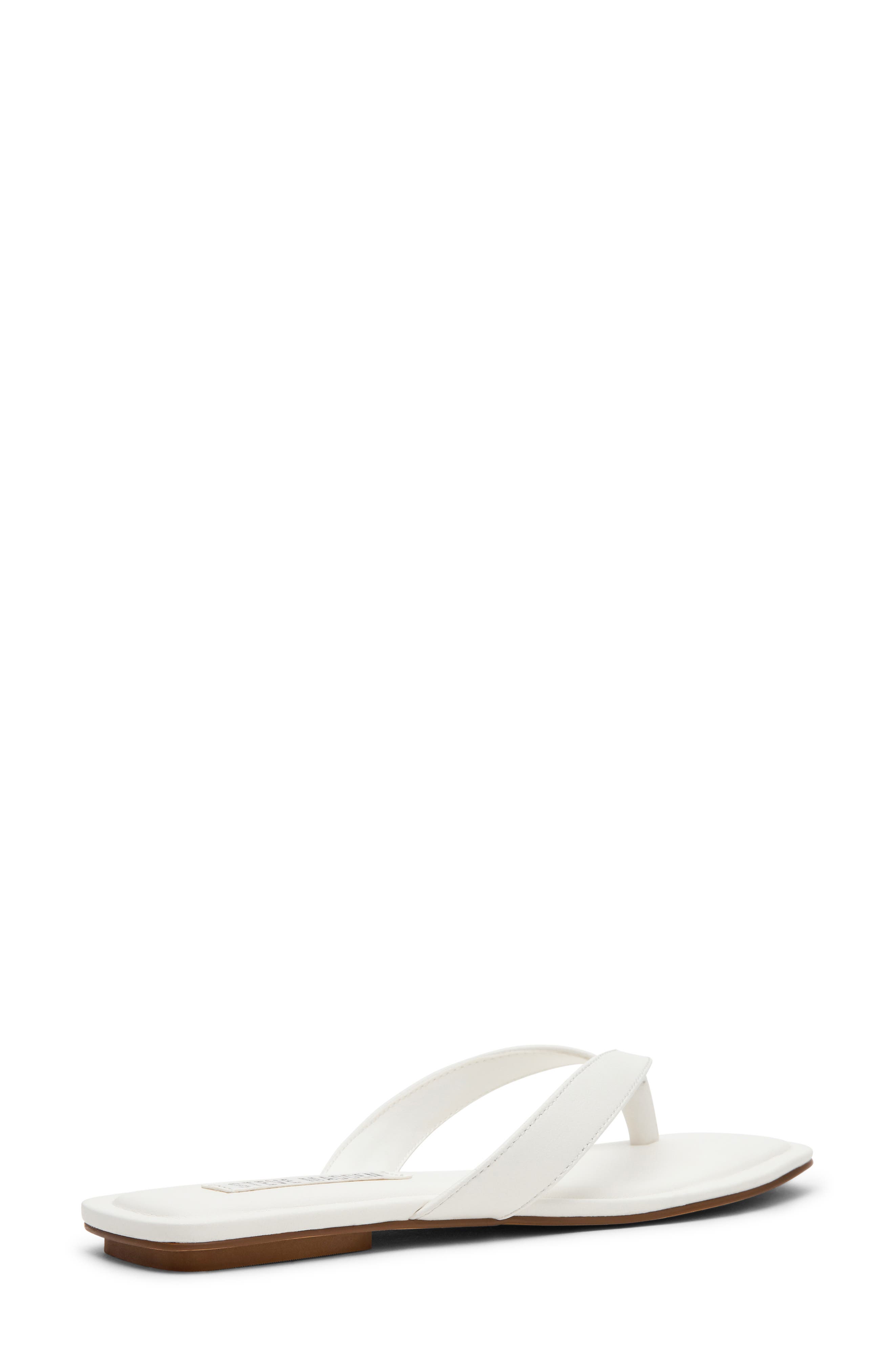 Trella Flip Flop, Alternate, color, WHITE LEATHER