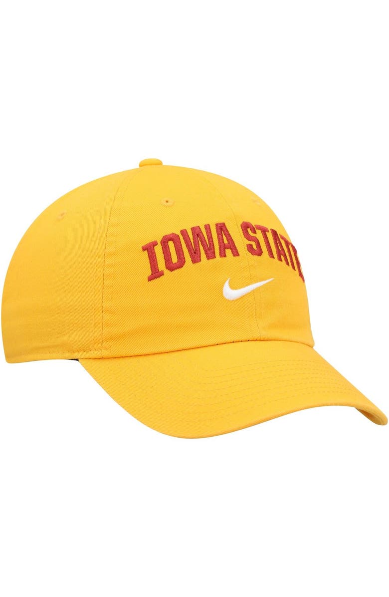 Nike Men's Nike Gold Iowa State Cyclones Heritage86 Arch Performance Adjustable Hat, Alternate, color, 