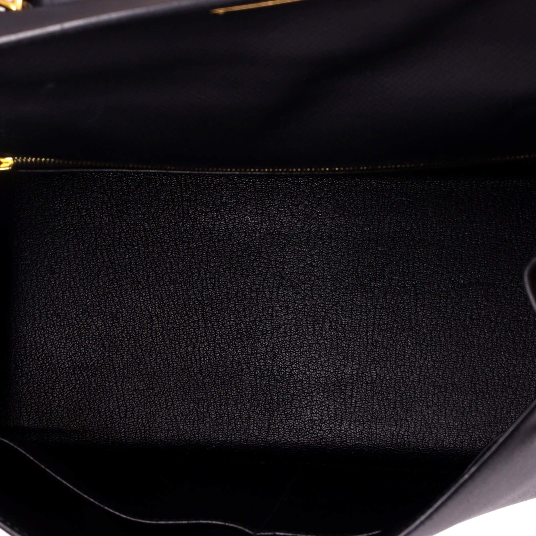 Kelly Handbag Black Epsom with Gold Hardware 28, Alternate, color, Black