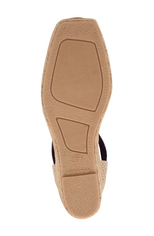 Andre Assous Women's Pedra Ankle Strap Espadrille Platform Wedge Pumps In Black