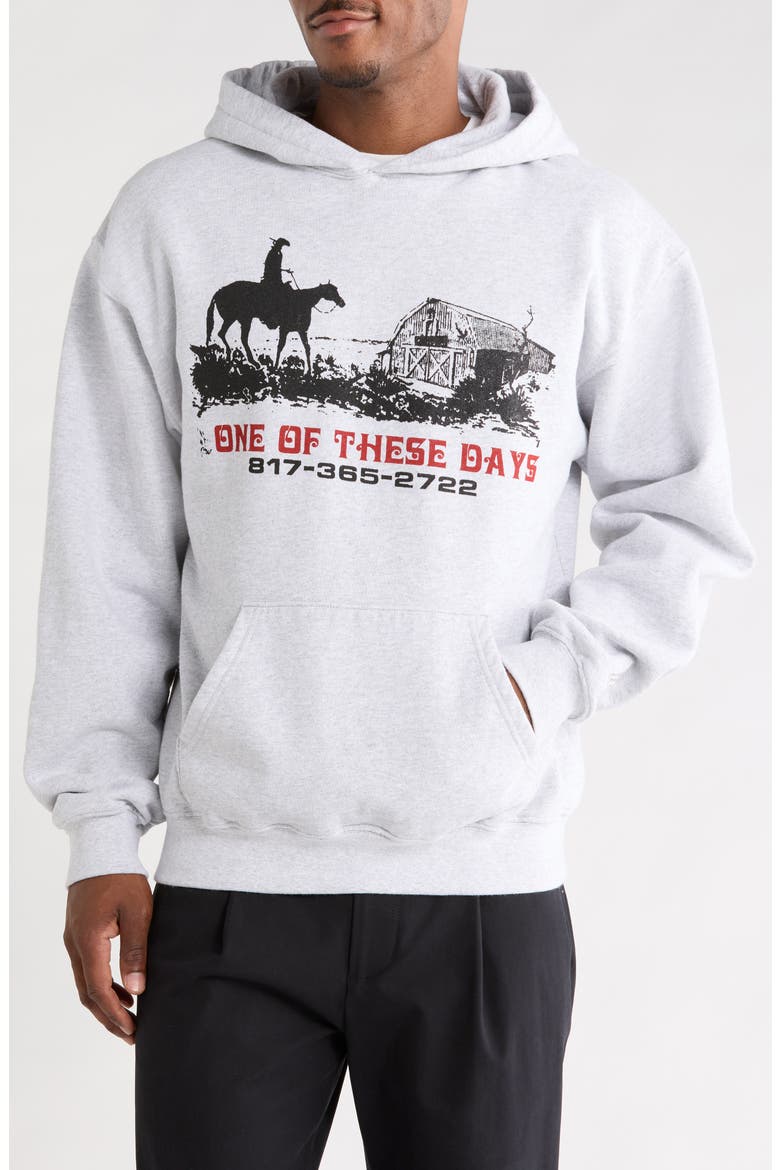 Trail of Dust Graphic Hoodie, Main, color, HEATHER GREY