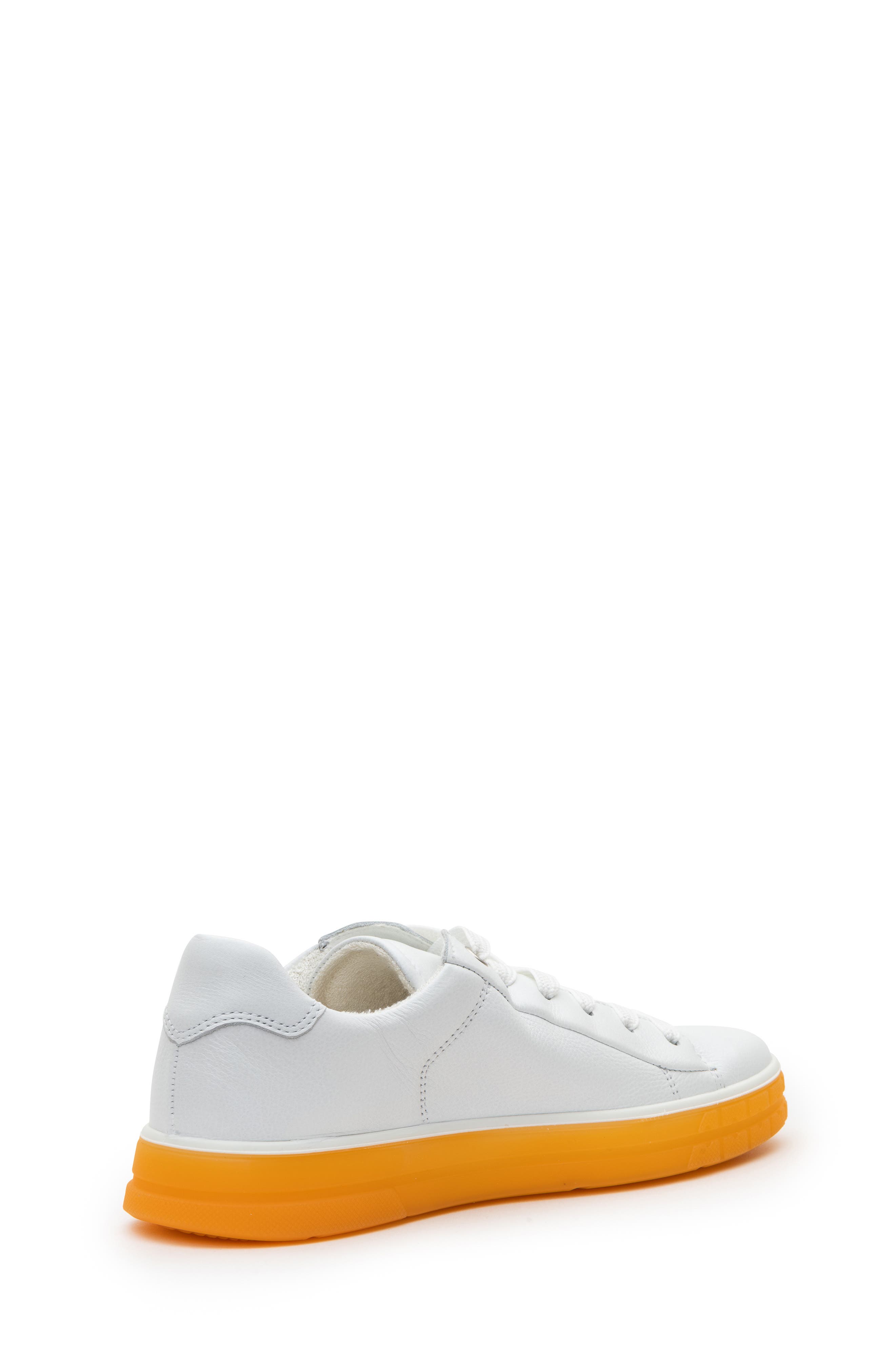 Forsyth Sneaker, Alternate, color, WHITE CERVOCALF W/ ORANGE SOLE