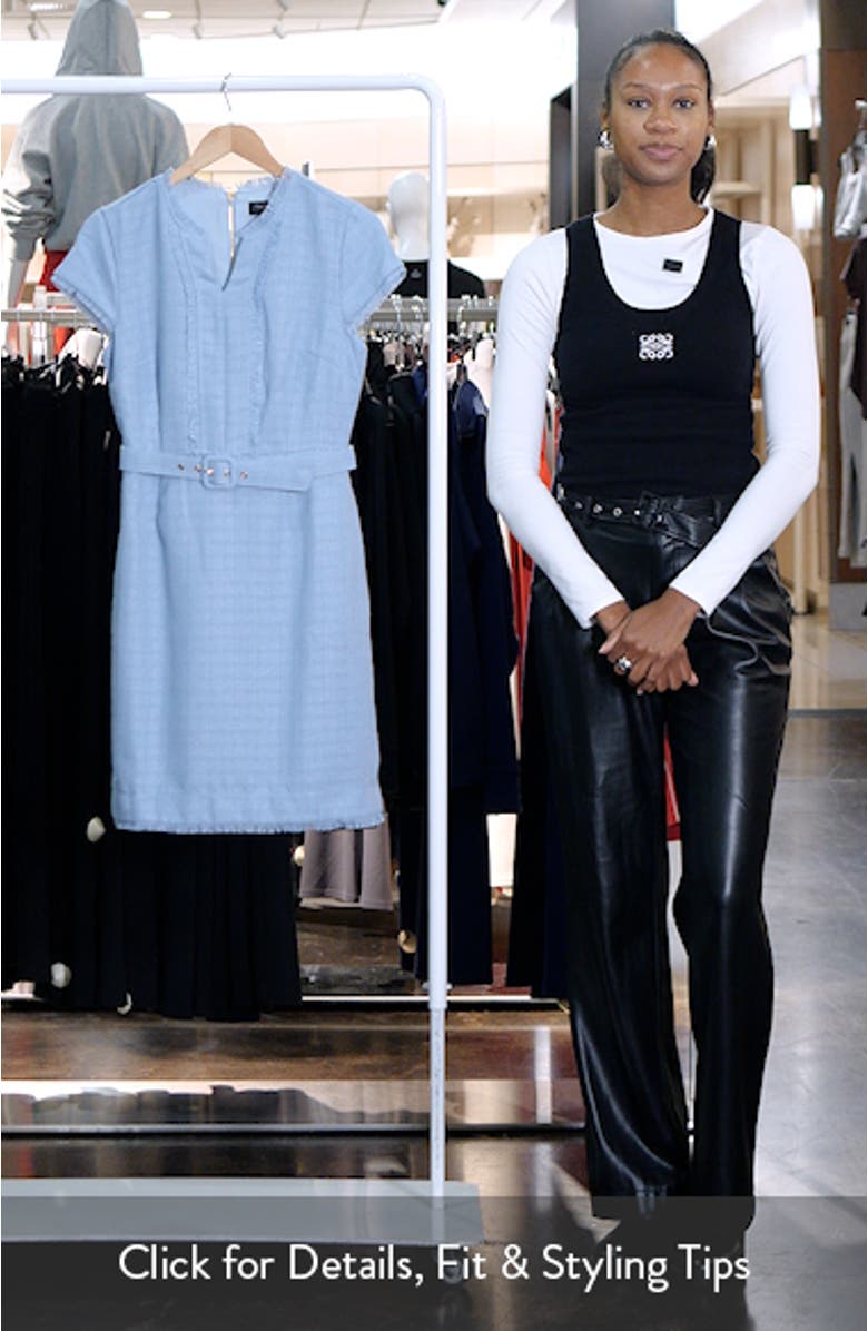 Bouclé Sheath Dress, sales video thumbnail