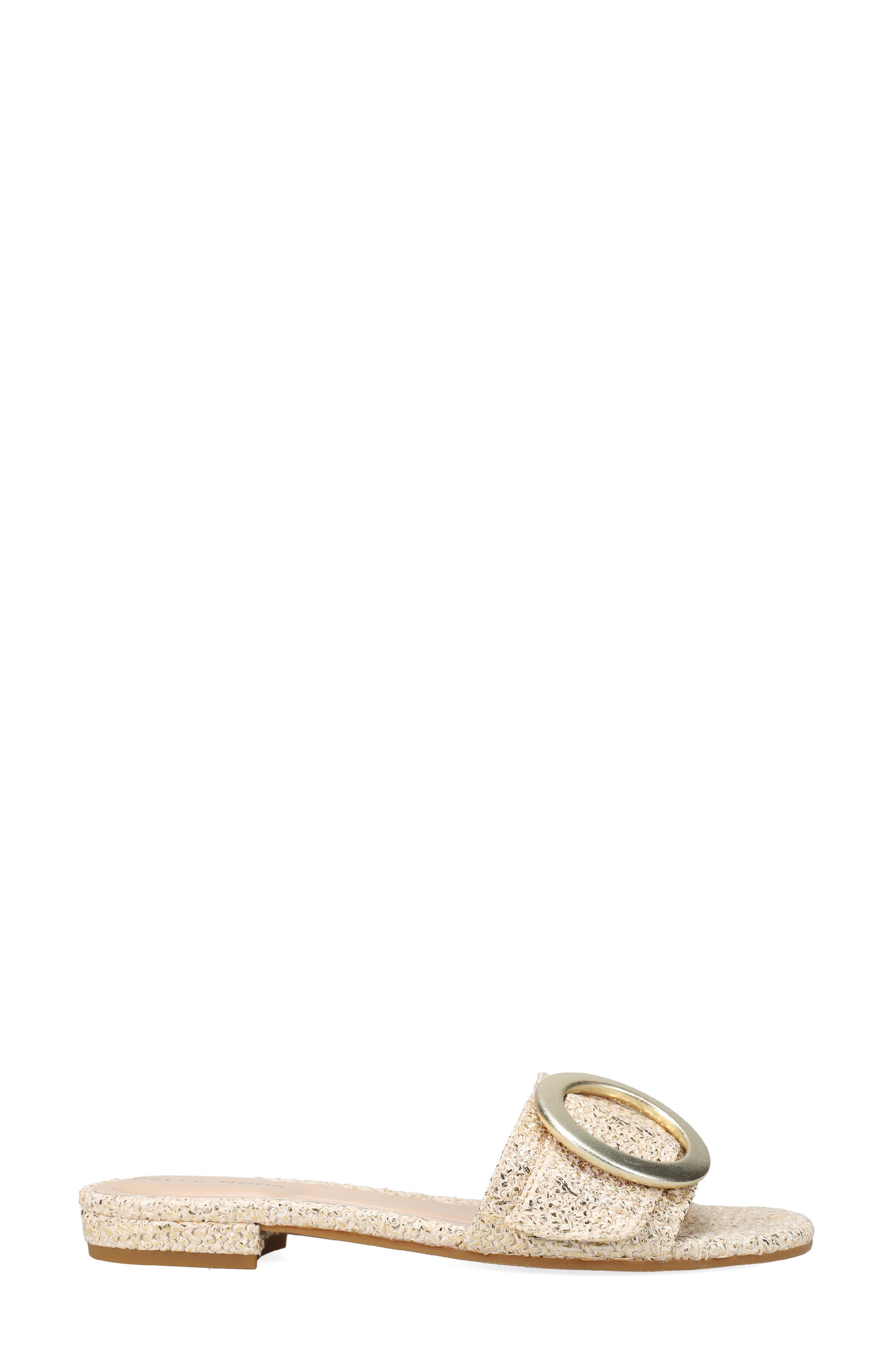 Pelle Moda Bianka Slide Sandal, Alternate, color, Light Gold