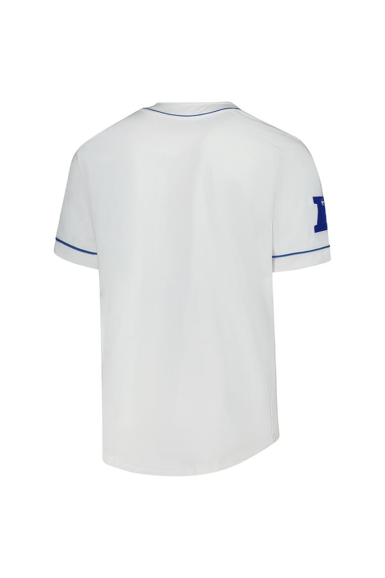 Men's Starter  White Detroit Lions Relay Full-Button Baseball Jersey, Alternate, color, White