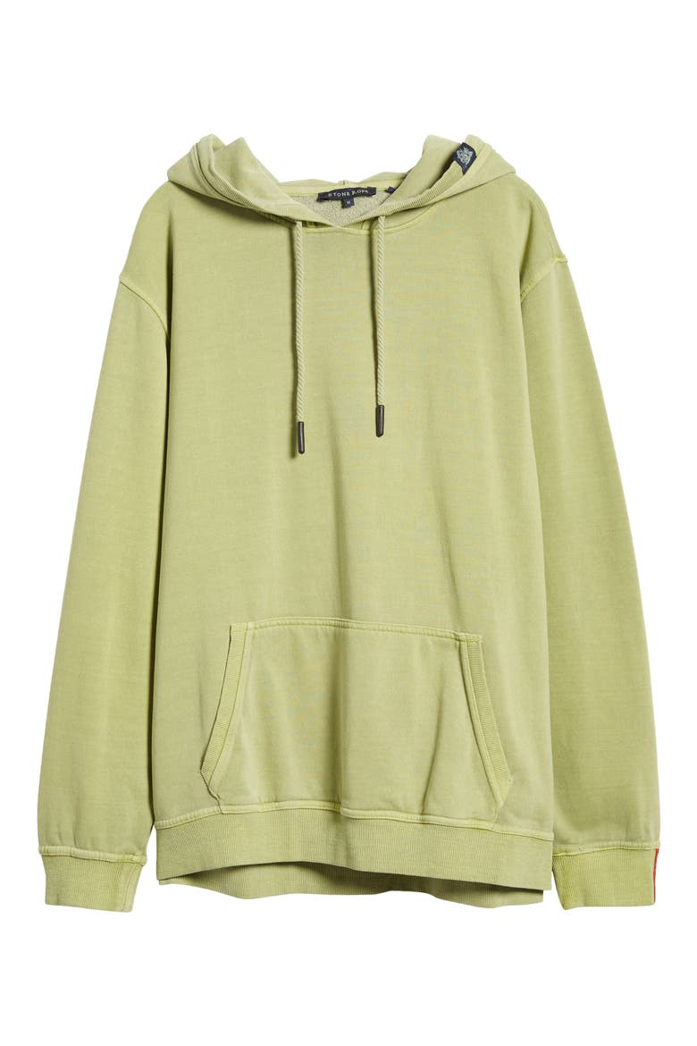 Fleece Hoodie, Alternate, color, SAGE