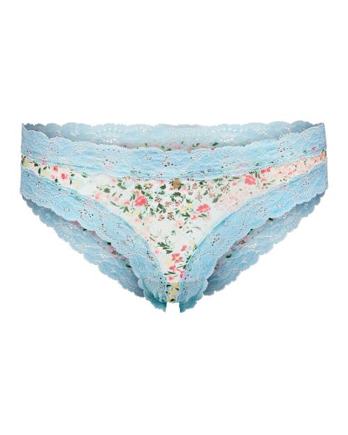 Adore Me Akari Bikini Panties In Floral White
