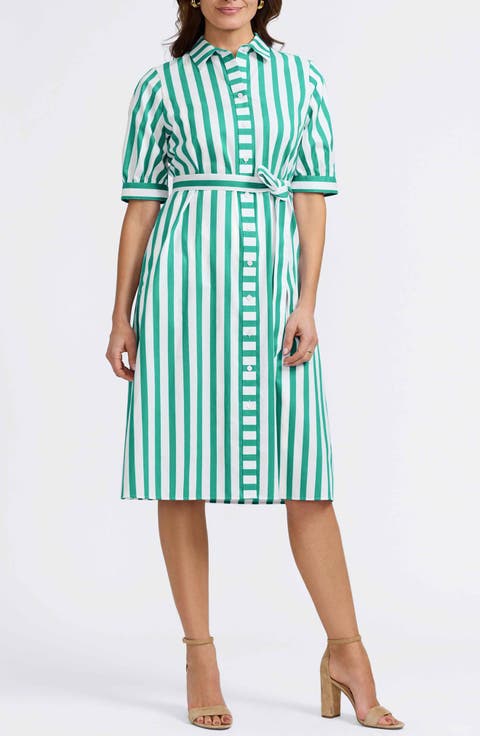 Esther Stripe Shirtdress