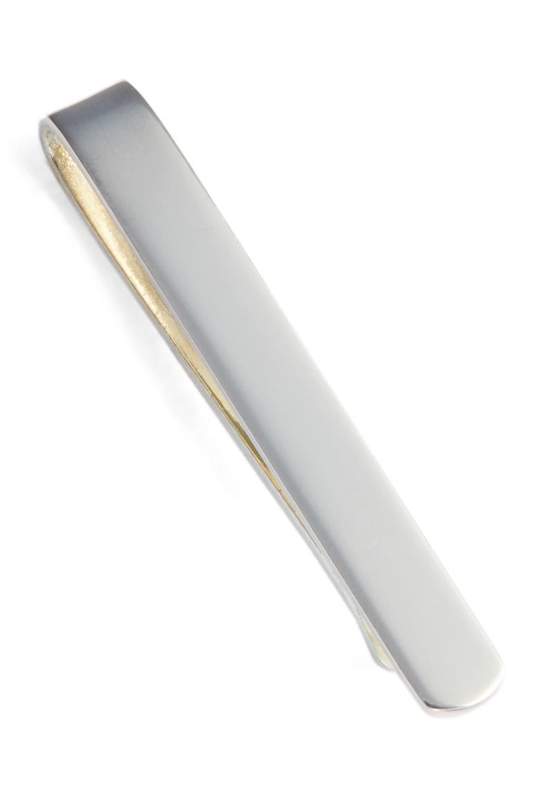 Sterling Silver Tie Bar, Main, color, SILVER
