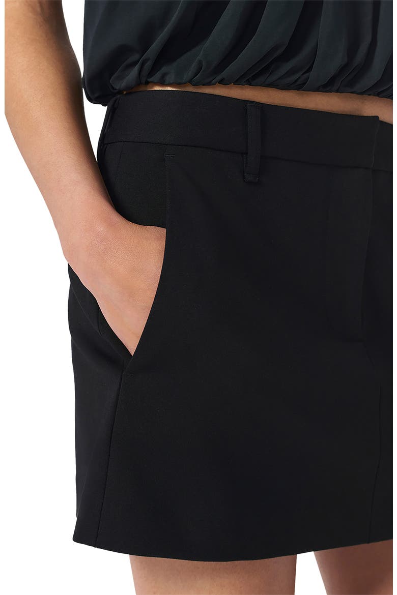 Irina Ponte Skort, Alternate, color, BLACK