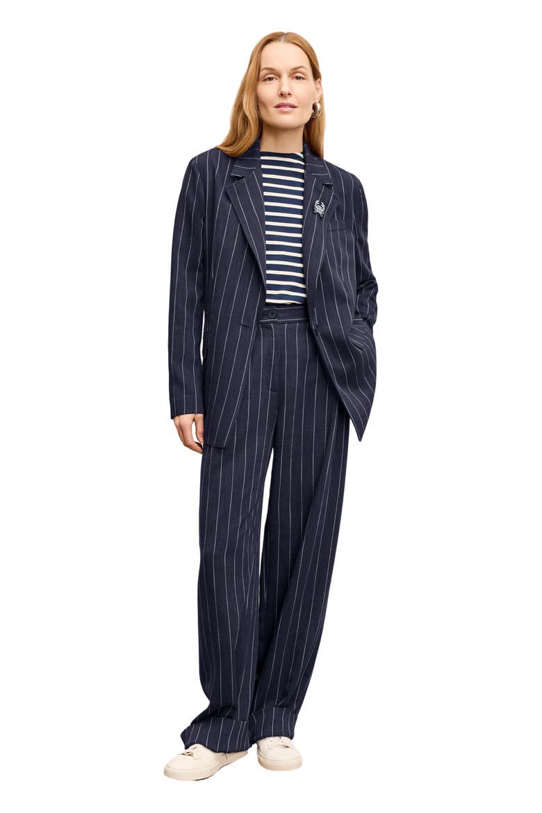 Fitz Trouser, Alternate, color, Navy/Ivory