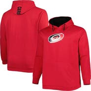 PROFILE Men's Red Carolina Hurricanes Big & Tall Fleece Pullover Hoodie