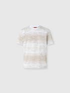 Missoni Crew-neck Cotton T-shirt With Jacquard Greek Motif