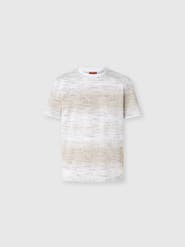 Missoni Crew-neck Cotton T-shirt With Jacquard Greek Motif