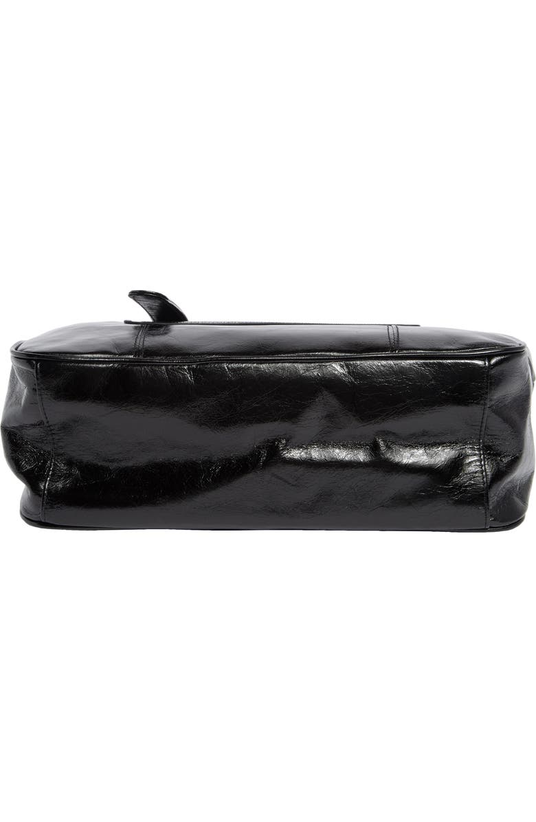 HOBO Autry Leather Satchel, Alternate, color, Black