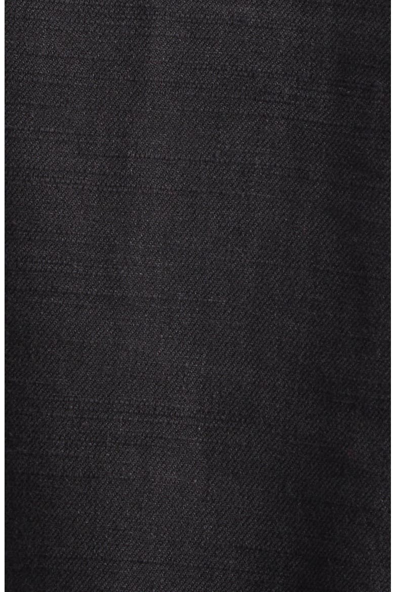 Linen Blend Twill Jacket, Alternate, color, BLACK
