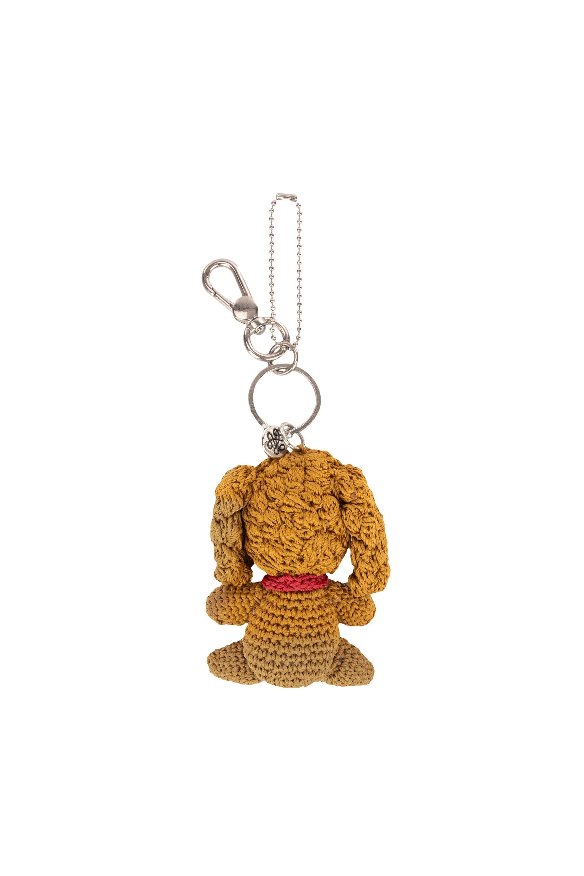 The Sak Yarnicharmz Hand Crochet Dangle - Dogs, Alternate, color, Golden Labradoodle