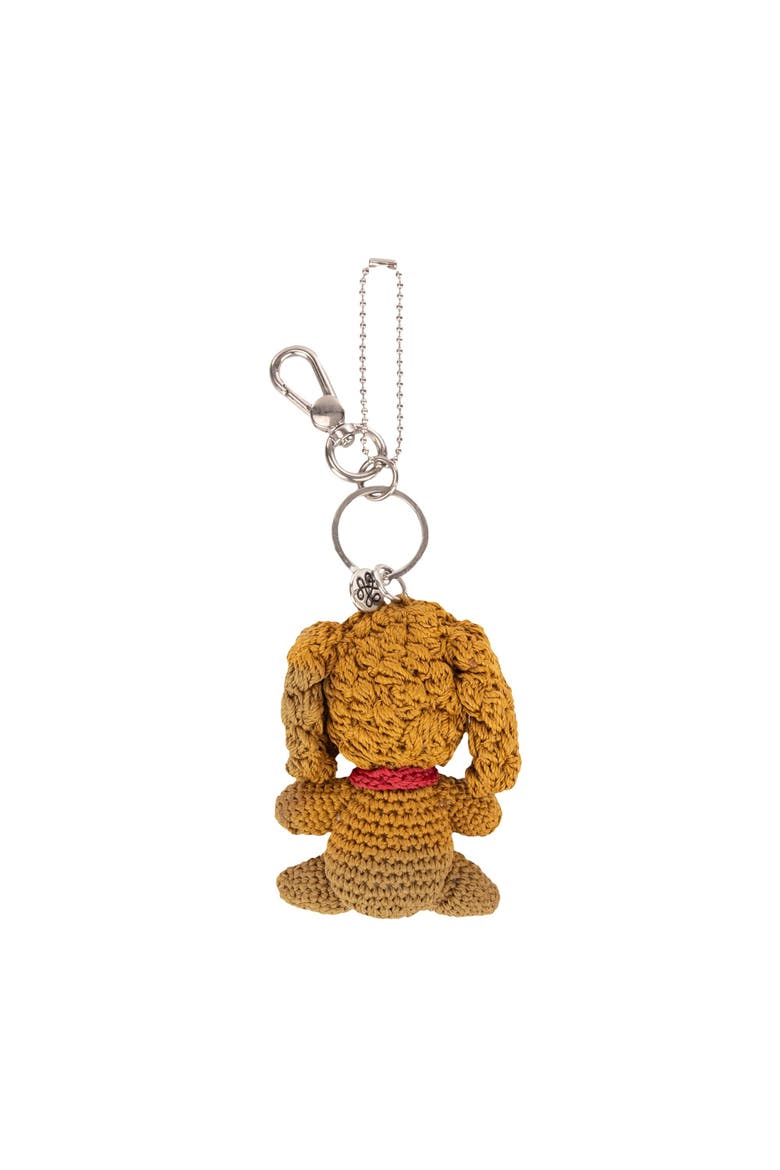Yarnicharmz Hand Crochet Dangle - Dogs, Alternate, color, Golden Labradoodle