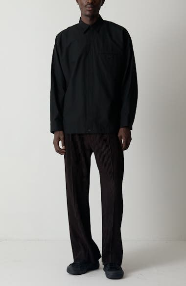 Homme Plissé Issey Miyake Streamlined Cotton Button-Up Shirt