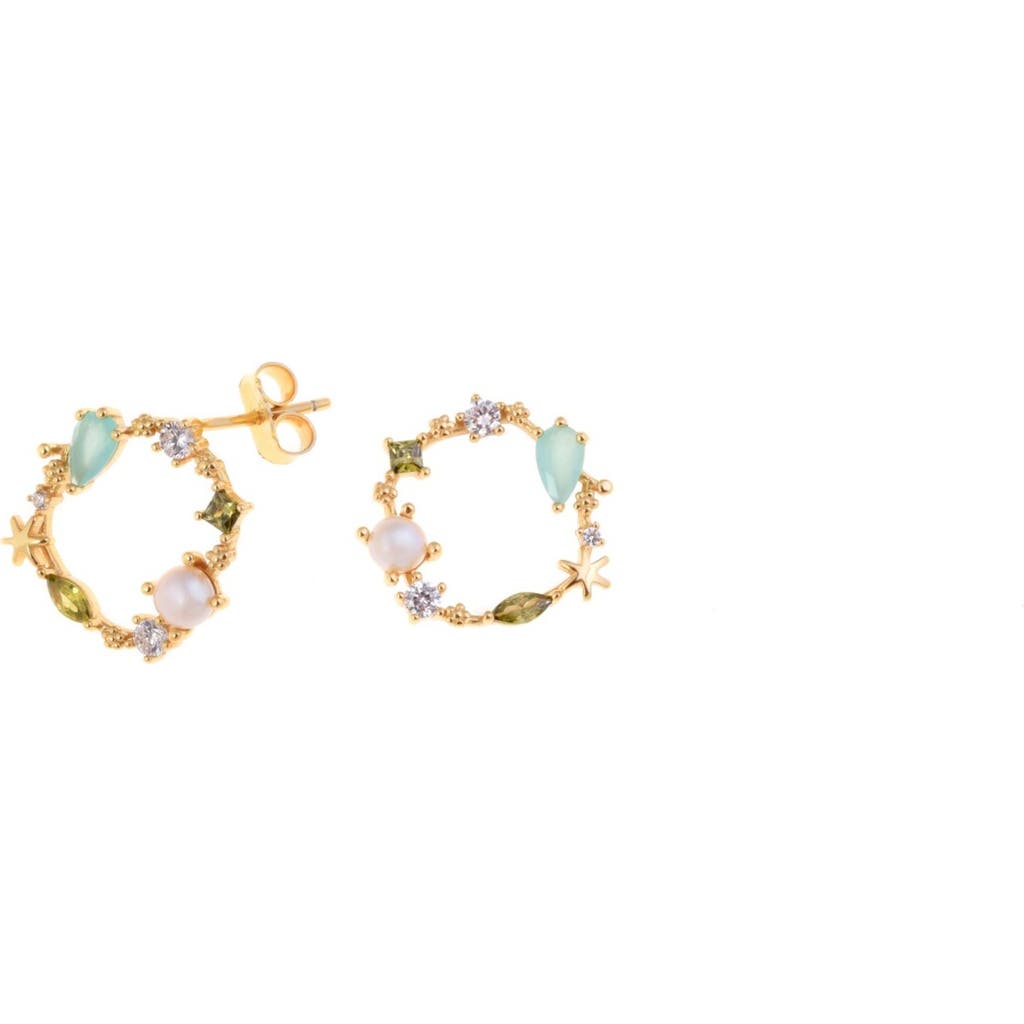 Arte Nova Jewellery Buri Earrings in Silver Gold Plated  product