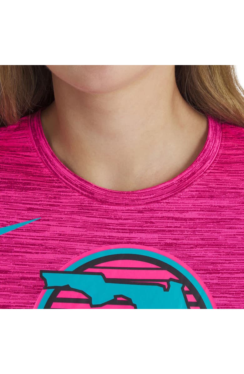 Nike Women's Nike Pink Miami Marlins 2025 City Connect Authentic Collection Velocity Performance T-Shirt, Alternate, color, Pink