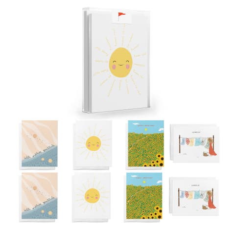 Sunny Thanks Greeting Card Pack Assorted Set
