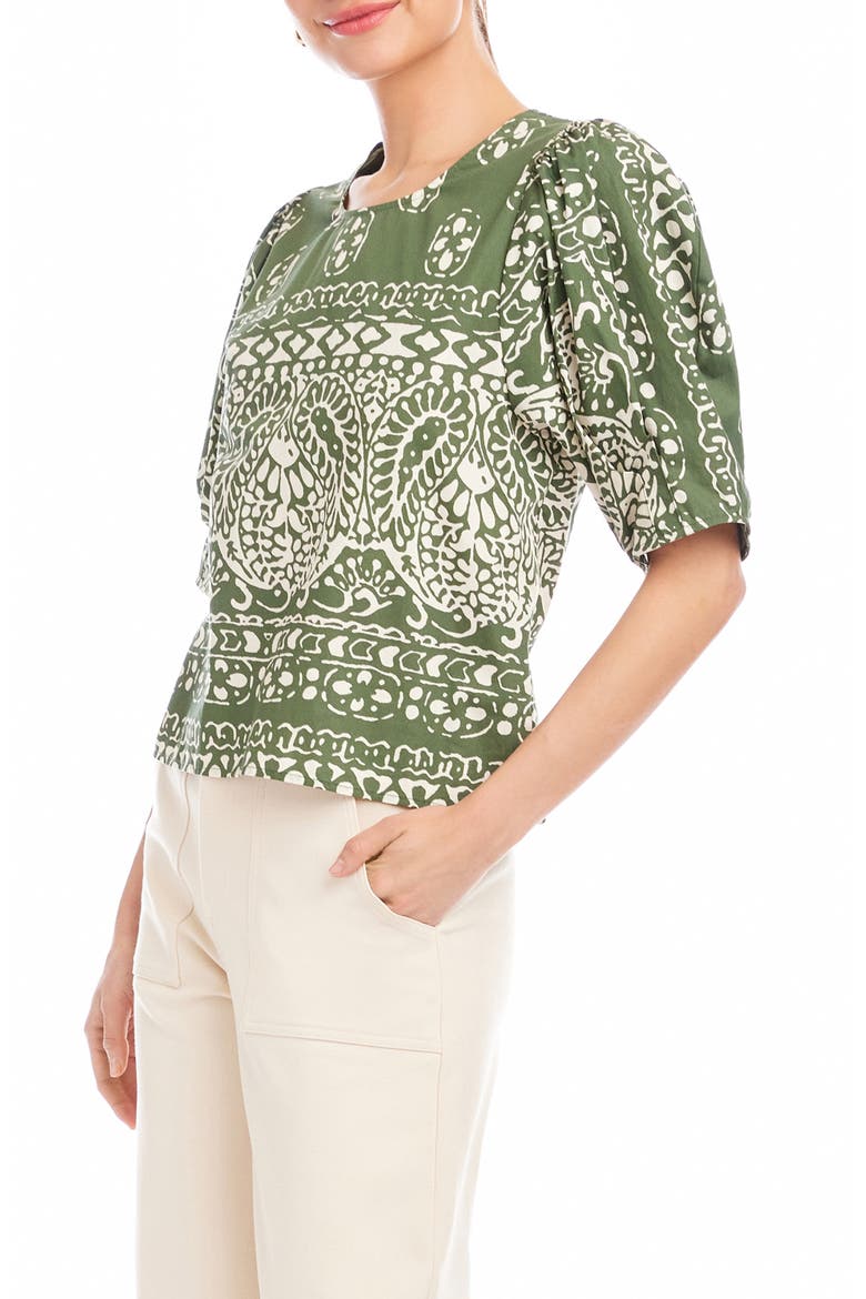 Rosie Puff Sleeve Top, Alternate, color, PRINT