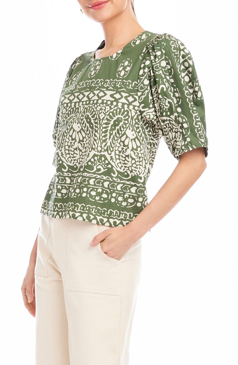 FIFTEEN TWENTY Rosie Puff Sleeve Top, Alternate, color, Print