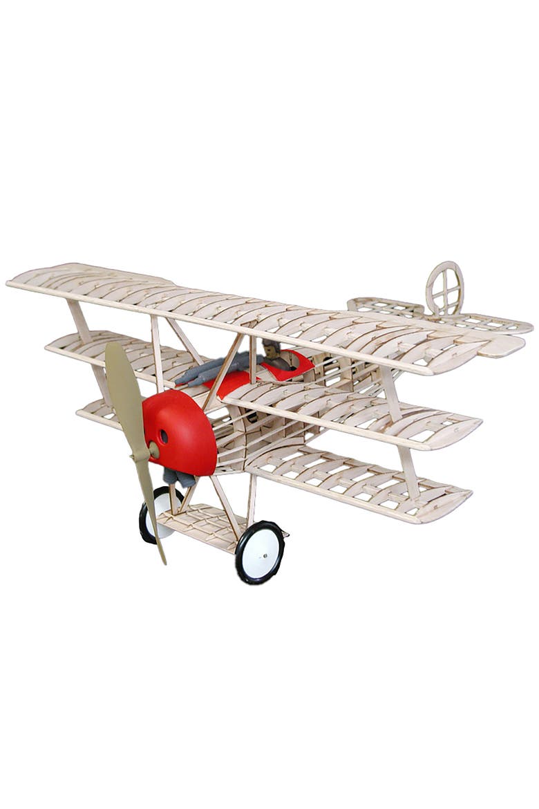 Fokker DR1 Triplane Laser Cut Model Kit, Alternate, color, Multicolored