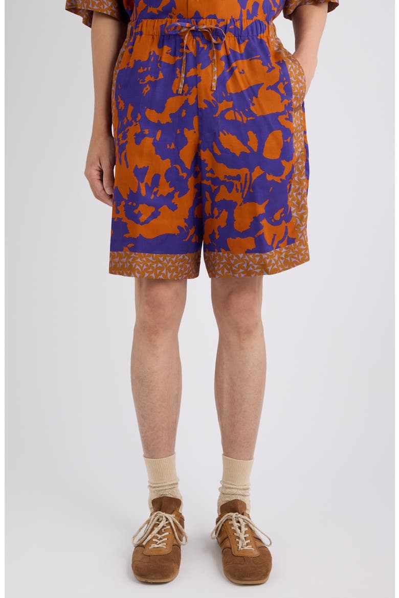 Piperi Drawstring Shorts, Main, color, ORANGE
