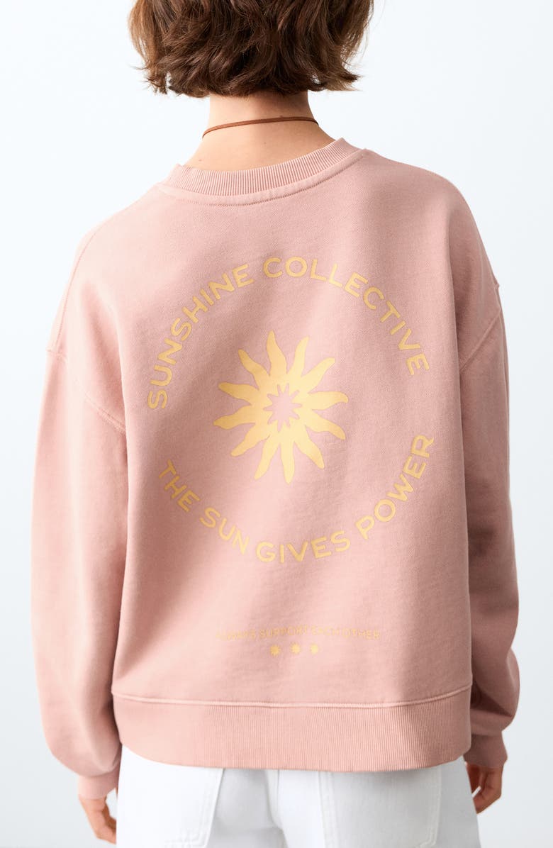 MANGO TEEN Print Cotton Sweatshirt, Alternate, color, 