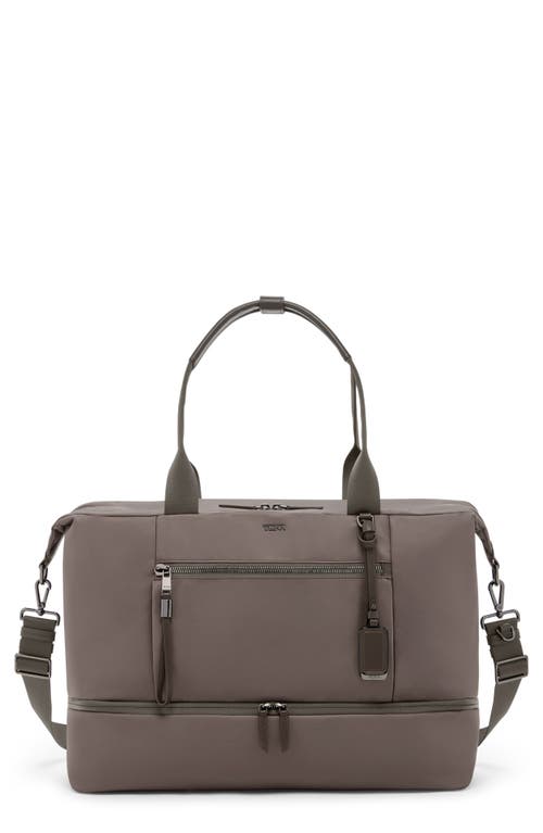 Tumi Voyageur Contine Nylon Weekend Bag In Brown
