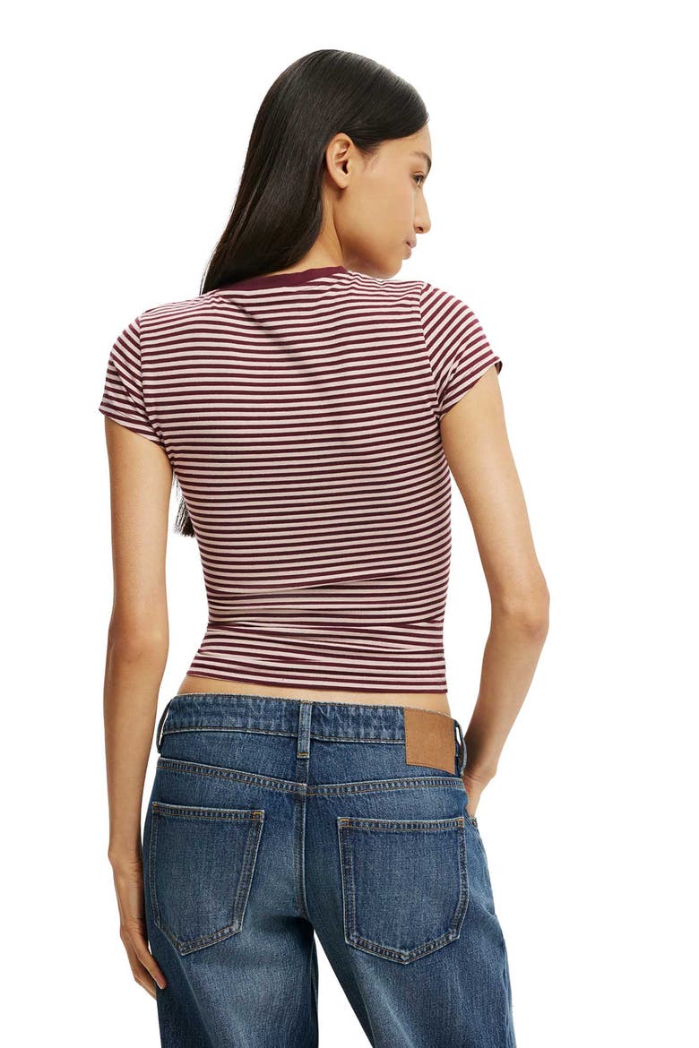 All Day Crew Tee, Alternate, color, Madi Stripe Spell Bound
