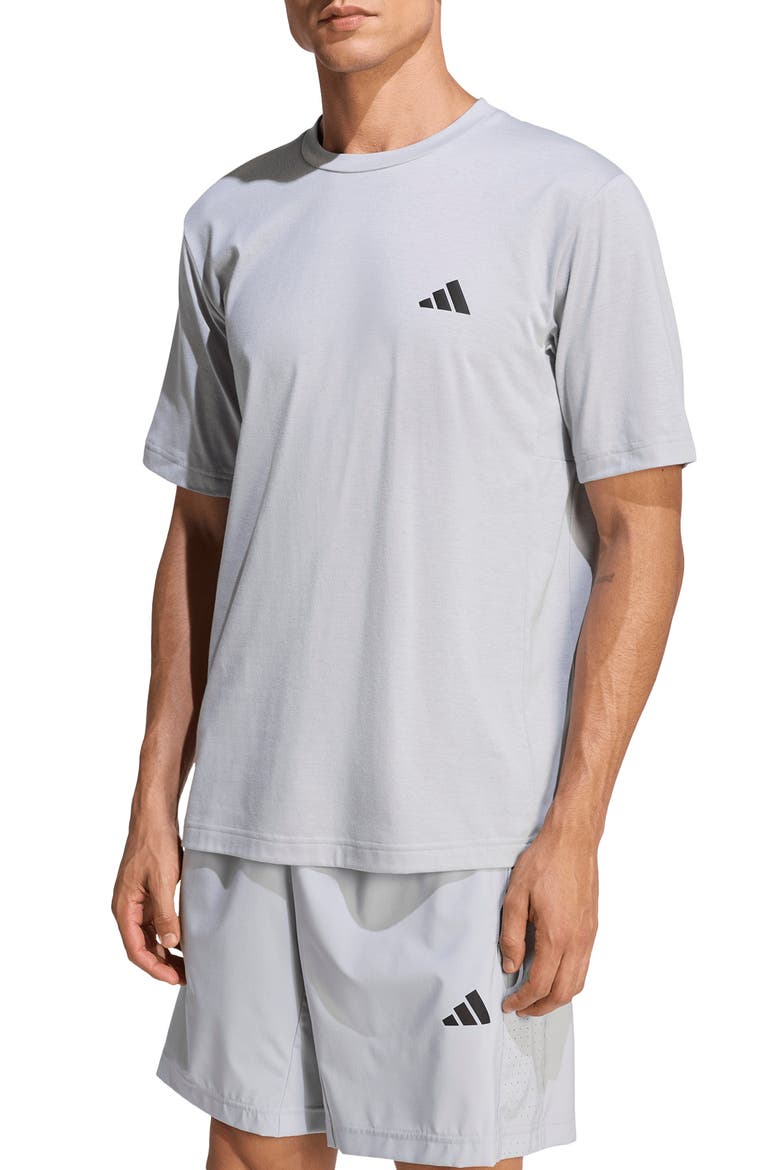 Performance Crewneck T-Shirt, Main, color, HALO SILVER