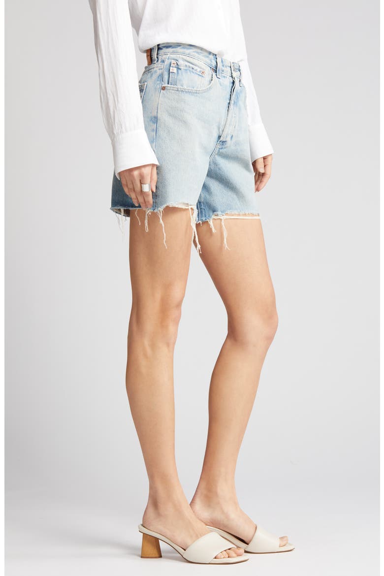 Clove High Waist Cutoff Denim Shorts, Alternate, color, 21 YEARS ROAD TRIP
