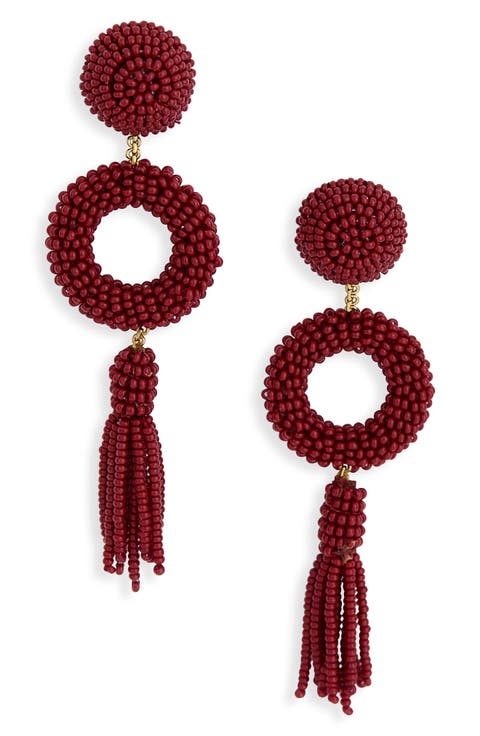 Oliver Beaded Drop Earrings