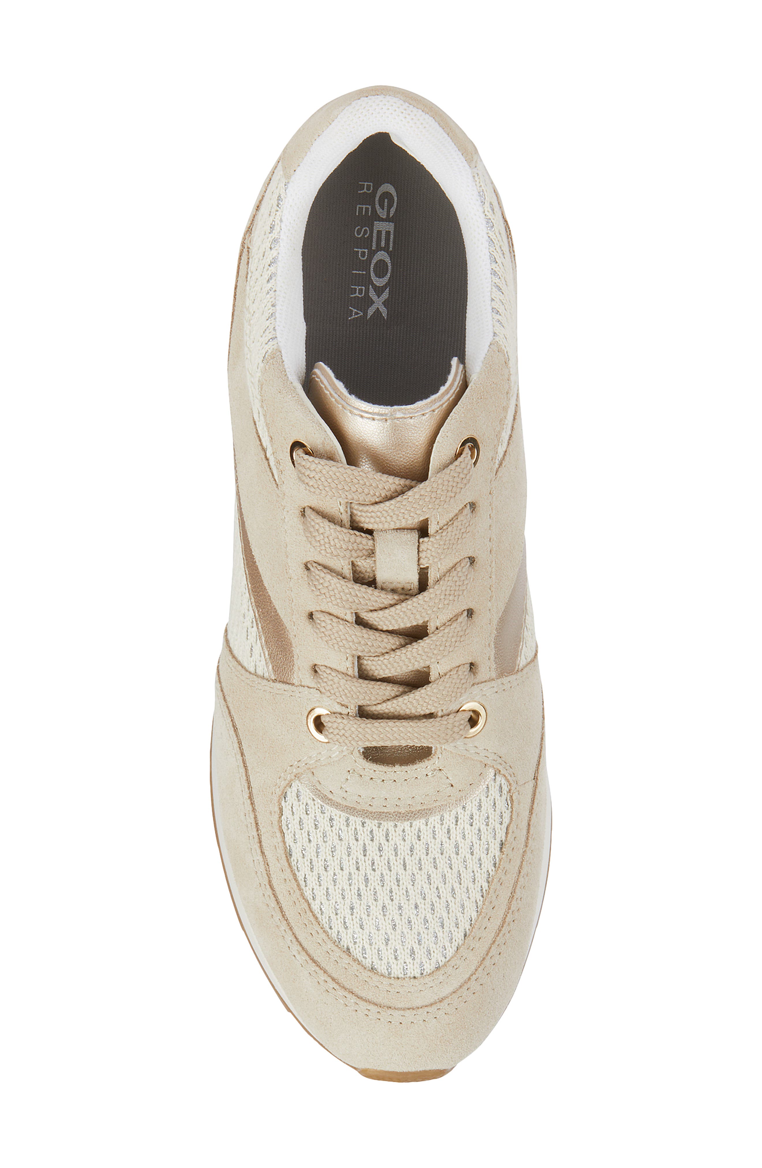 Geox Zosma Wedge Sneaker, Alternate, color, 