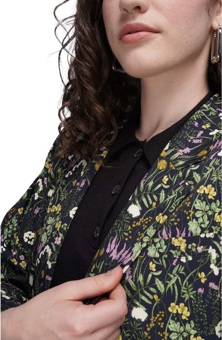 WILDFANG The Empower Notch Lapel Blazer, Alternate, color, Meadow Navy