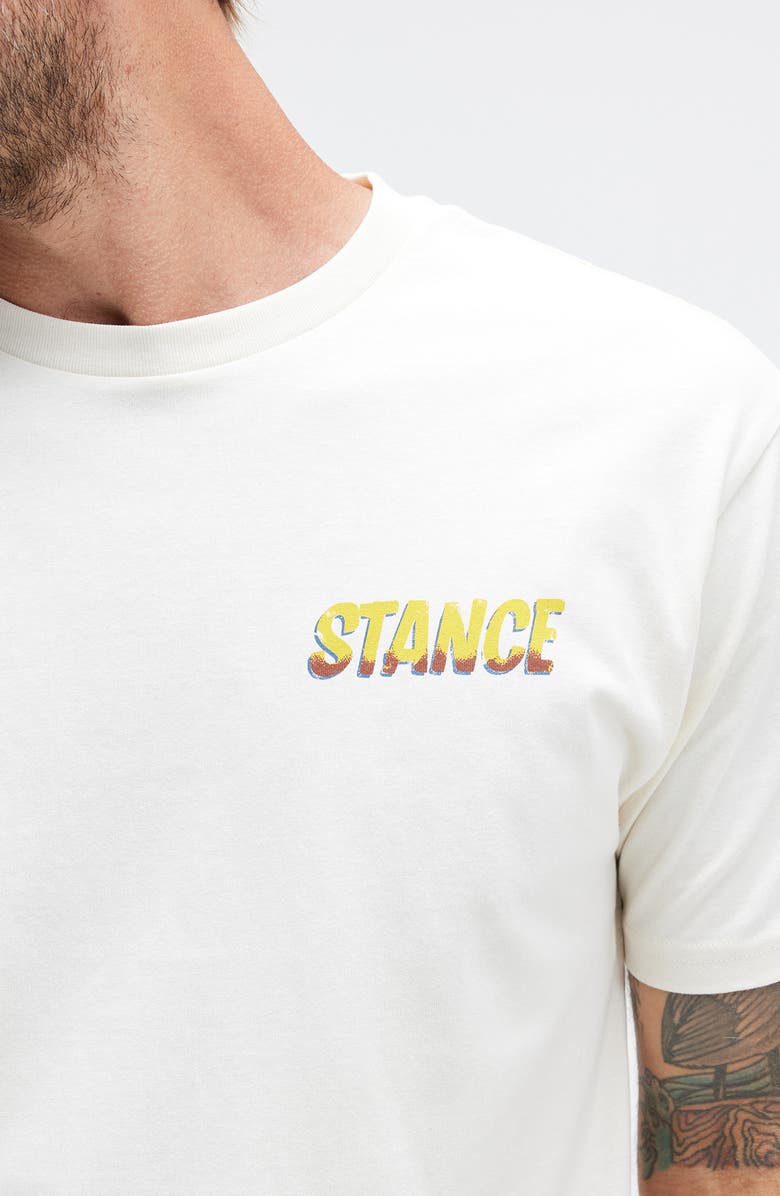 Stance Pitted Cotton Graphic T-Shirt, Alternate, color, Vintage White