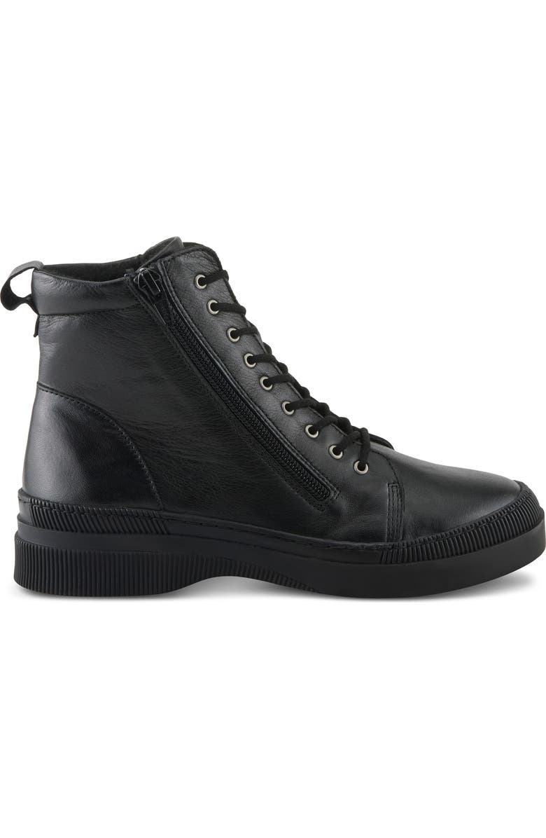Spring Step Leather Combat Boot, Alternate, color,